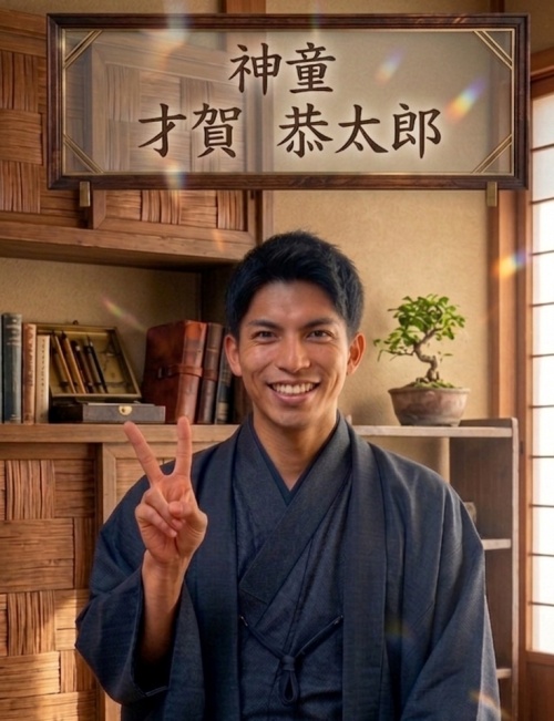 救いの手の鑑定師と名乗る男性才賀恭太郎