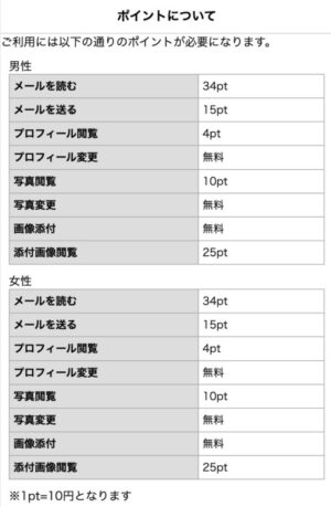 ポイントについて