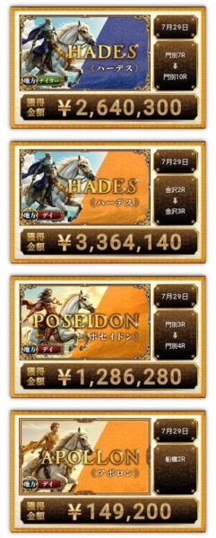 競馬神殿の的中実績1