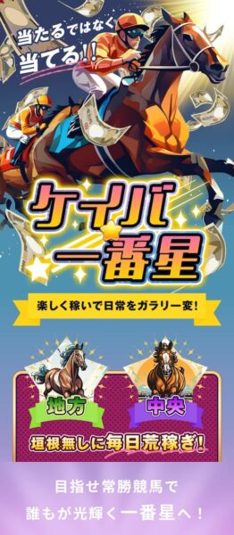 ケイバ一番星のメインビジュアル