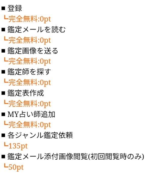 リノアの料金表