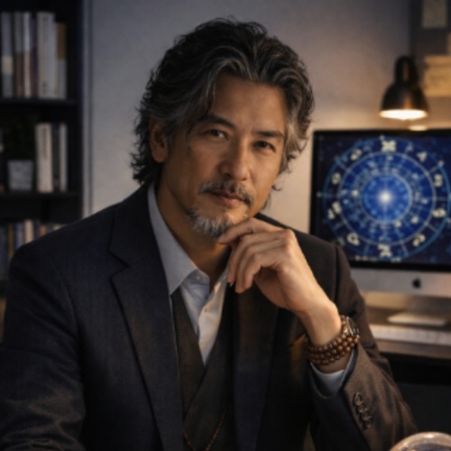 導きの虹の鑑定師と名乗る男性朝比奈守