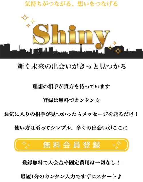 旧サイトShinyのメインビジュアル