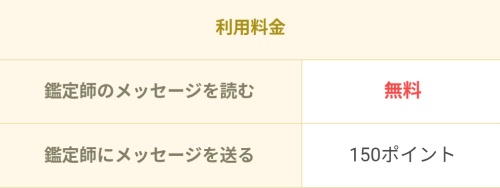 黄金の泉の料金表