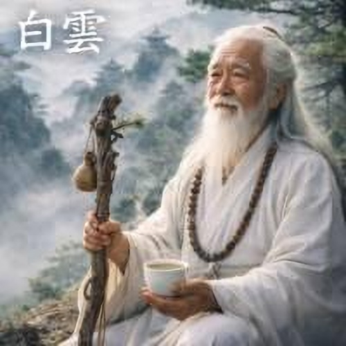 導きの灯の鑑定師と名乗る男性白雲