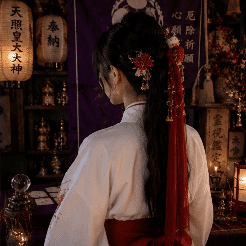 幸せの輪舞の鑑定師を名乗る女性紅葉