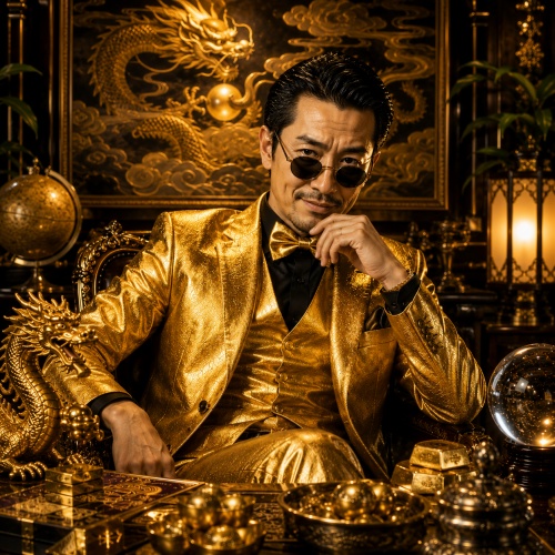 天の糸の鑑定師を名乗る男性財前 金之助